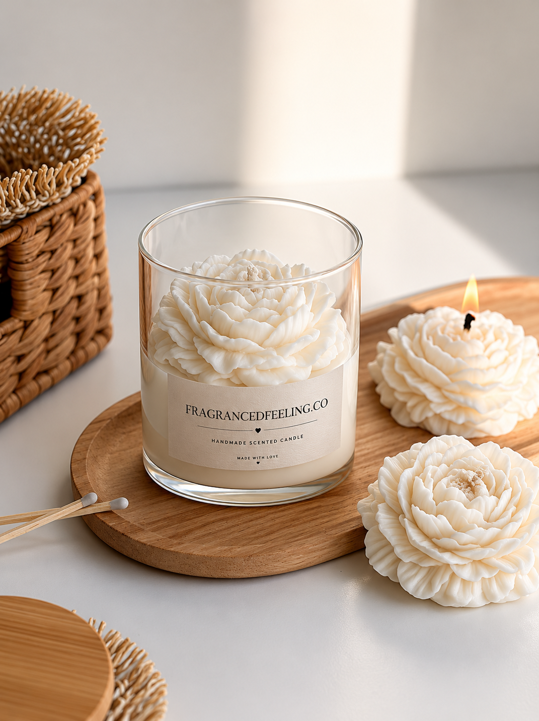 Peony Bloom Jar