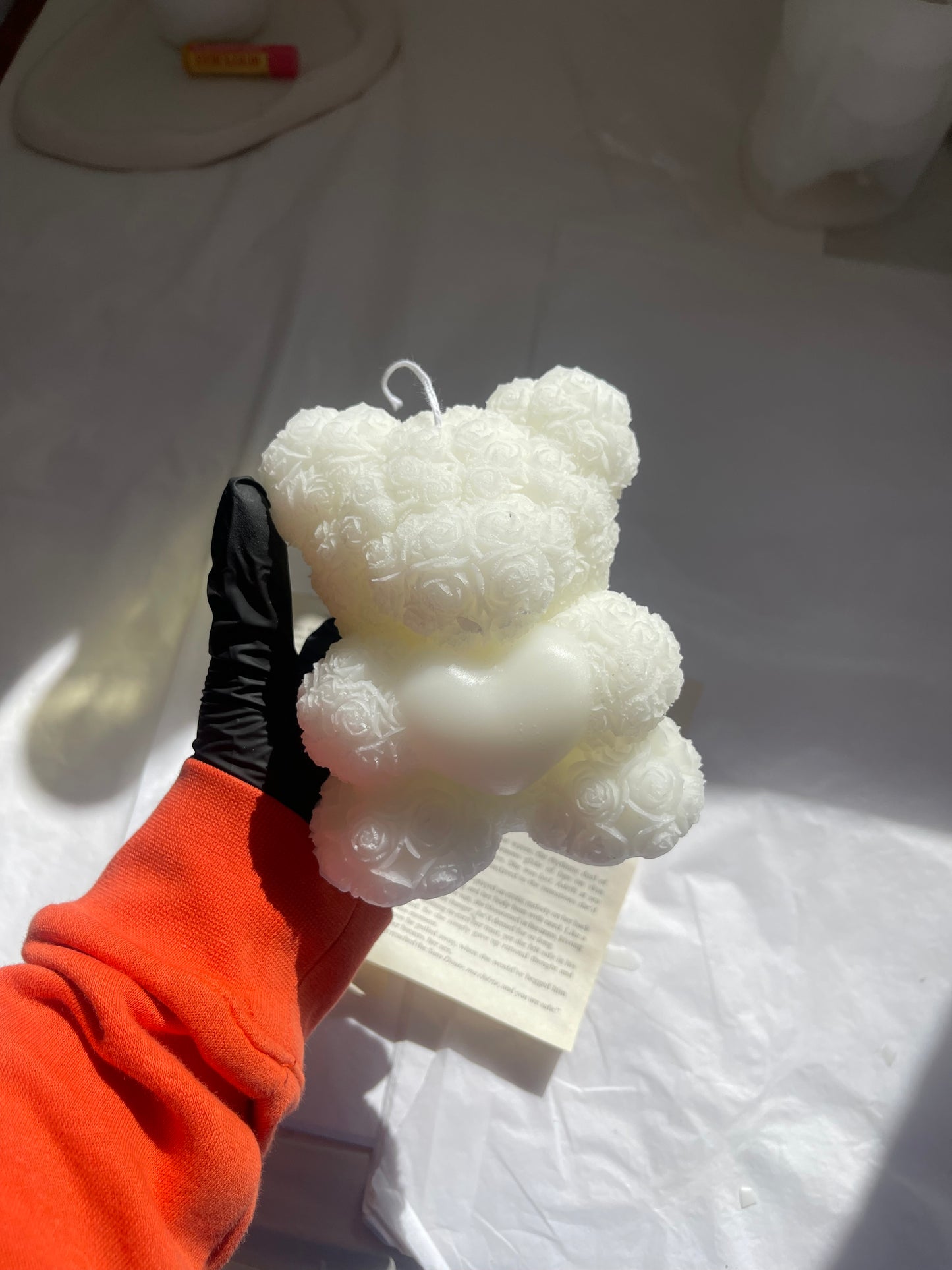 Large Rose Teddy Bear
