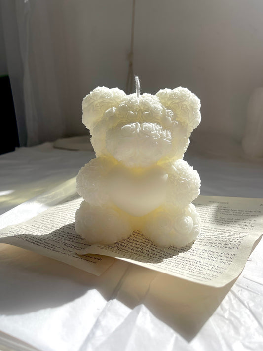 Large Rose Teddy Bear